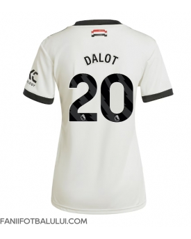 Manchester United Diogo Dalot #20 Tricou Fotbal Replică 2024-25 Femei Treilea